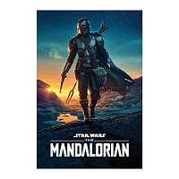 Постер "Star Wars: The Mandalorian (Nightfall)" 61 х 91,5 см