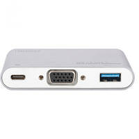 Переходник Type-C to VGA/USB 3.0/Type-C Digitus DA-70839 n