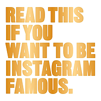 Henry Carroll Read This if You Want to Be Instagram Famous