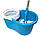 Універсальна швабра з віджимом-центрифугою та відром Easy Mop (синій), фото 6