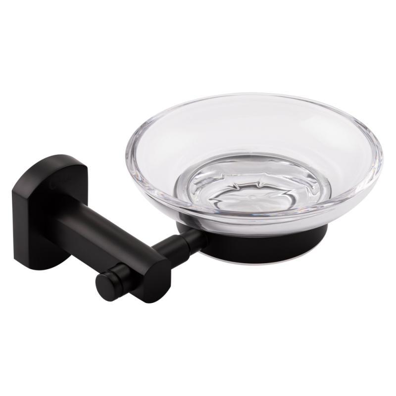 Мильниця настінна Qtap чорна Liberty BLM 1159, фото 1