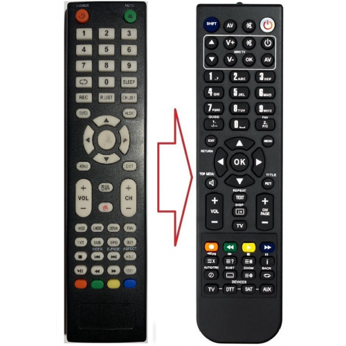 Пульт для телевізора SAMSUNG LED-2024 Smart (аналог), фото 1