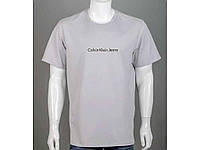 Футболка Світло-сірий батал Calvin Klein Jeans 2310б р.3XL ТМ Fero