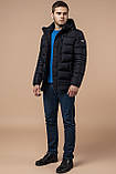 Тепла чорна куртка для чоловіка модель 31610 (КЛАД ТІЛЬКИ 54(XXL)), фото 2