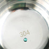 Термо супниця на 600 мл з металевою основою і ложкою, біла, фото 3