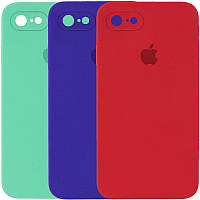 Чехол Silicone Case Square Full Camera Protective (AA) для Apple iPhone 7 / 8 / SE (2020) (4.7") TRE