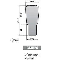 Дзеркало інтраоральне D-MFFPT-5 для FF-PHOTO, металеве, малого розміру, для фотографування.