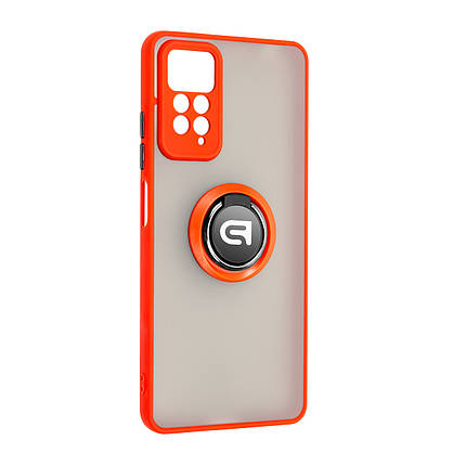 Чохол накладка ArmorStandart PC Frosted Matte Ring для Xiaomi Redmi Note 12 Pro 4G Red (ARM68385), фото 1
