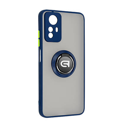 Чохол накладка ArmorStandart PC Frosted Matte Ring для Xiaomi Redmi Note 12s 4G Navy Blue (ARM68900), фото 1