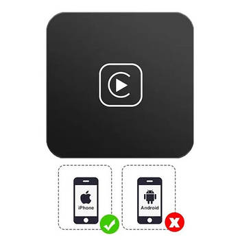 Адаптер бездротовий Apple CarPlay, Bluetooth, для автомобіля, iOS