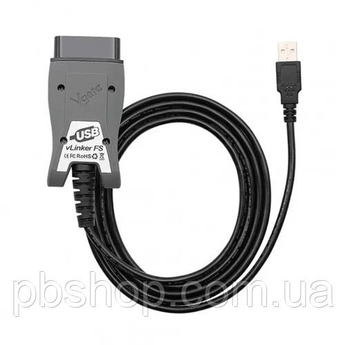 Vgate vLinker FS OBD2 USB сканер діагностики авто Ford Mazda