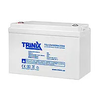 Акумуляторна батарея гелева 12В 100Аг Trinix TGL12V100Ah/20Hr GEL (44-00011)