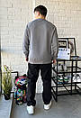 Повсякденний сірий світшот Staff gray logo, фото 3