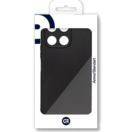Чохол накладка TPU Armorstandart Matte Slim Fit для Honor X6a Camera cover Black (ARM71060), фото 4