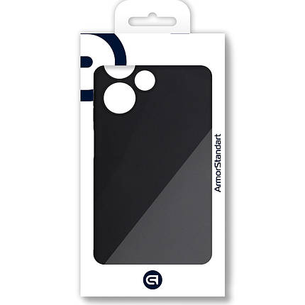 Чохол накладка TPU Armorstandart Matte Slim Fit для Infinix Hot 30 Play NFC (X6835B) Camera cover Black, фото 4