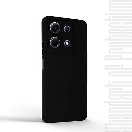 Чохол накладка TPU Armorstandart Matte Slim Fit для Infinix Note 30 4G (X6833B) Camera cover Black (ARM69014), фото 3