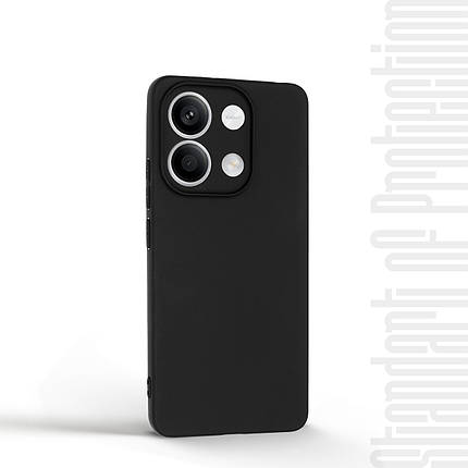 Чохол накладка TPU Armorstandart Matte Slim Fit для Xiaomi Redmi Note 13 4G Camera cover Black (ARM71891), фото 3