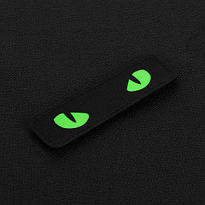 M-Tac нашивка Cat Eyes Laser Cut Black/Green/GID, фото 2