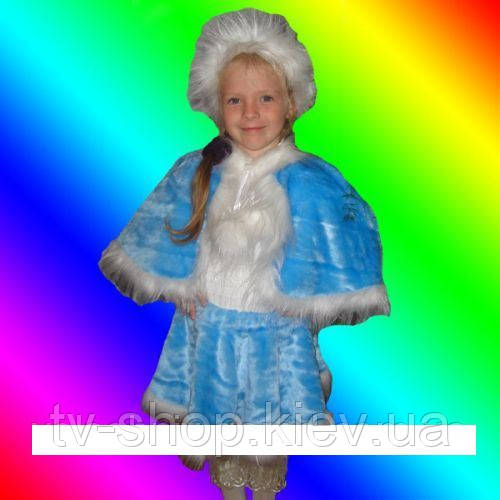Костюм карнавальний Зима/Снігуронька хутро (3-9 років), фото 1