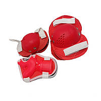 Комплект защитный детский MS 0032-2(Red) наколенники, налокотники, запястья от LamaToys