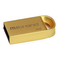 USB флеш наель Mibrand 4GB lynx Gold USB 2.0 MI2.0/LY4M2G n