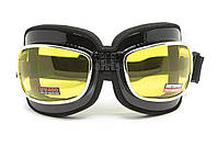 Окуляри захисні з ущільнювачем Global Vision Retro Joe (yellow) жовті, фото 6