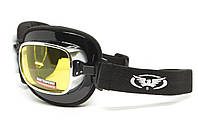 Окуляри захисні з ущільнювачем Global Vision Retro Joe (yellow) жовті, фото 7