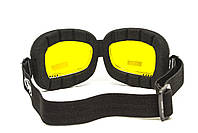 Окуляри захисні з ущільнювачем Global Vision Retro Joe (yellow) жовті, фото 8