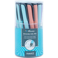Ручка гелевая Axent пиши-стирай Illusion, синяя AG1094-02-A n