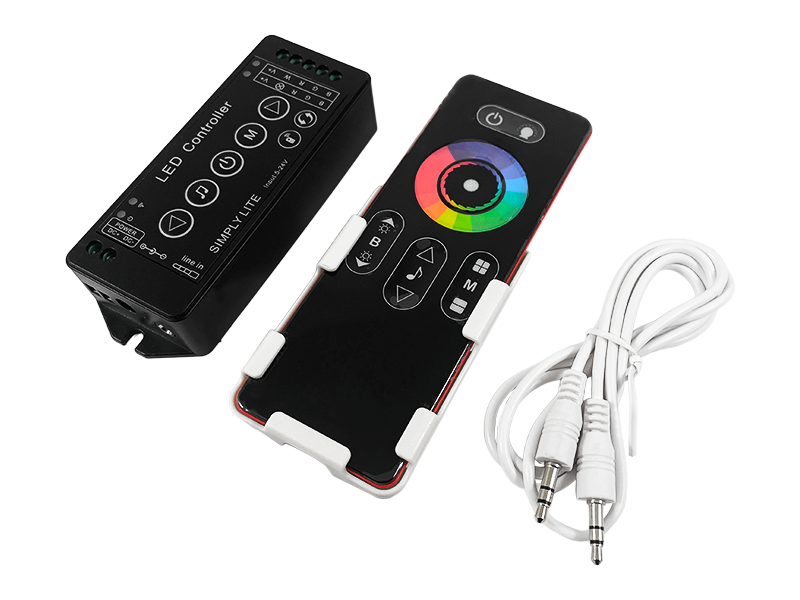 Розумний контролер RGBW RF Music радіо сенсорний Smart LED Wi-Fi 24А 12-24V 8 кнопок