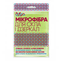 Салфетки для уборки Добра Господарочка из микрофибры для стекла 1 шт. 4820086520355 n