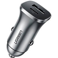 Зарядное устройство Ugreen CD130 20W USB + Type-C PD Car Charger Gray 30780 n