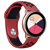 Ремешок BeWatch силиконовый для Samsung Galaxy active Красно-Черный (1010131.1) XN, код: 1169933