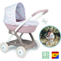 Коляска для кукол Smoby Baby Nurse Модерн Люлька с корзиной Розо 254118 n