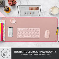 Коврик для мышки Logitech Desk Mat Studio Series Darker Rose 956-000053 n