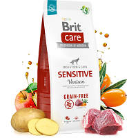 Сухой корм для собак Brit Care Dog Grain-free Sensitive з олениною 1 кг 8595602559152 n