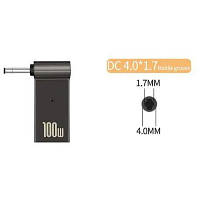 Адаптер PD 100W USB Type-C Female to DC Male Jack 4.0x1.7 mm LENOVO ST-Lab PD100W-4.0x1.7mm n