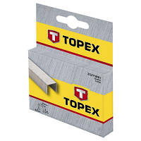 Скоби для будівельного степлера Topex 10 мм, 1000 шт, тип J (41E310) p