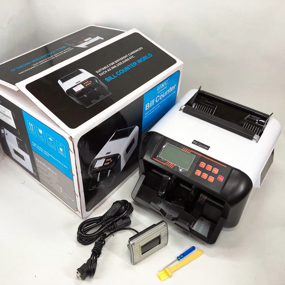 Портативна лічильна машинка для грошей, Лічильник грошей для обміну валют, Механічна лічильна машинка YR-25, фото 1