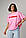 Трикотажна футболка з написом Jil Sander — рожевий колір, S (є розміри), фото 5
