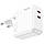 Мережевий зарядний пристрій HOCO C110A Lucky dual-port PD35W(2C) charger White, фото 5