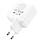 Мережевий зарядний пристрій HOCO C110A Lucky dual-port PD35W(2C) charger White, фото 6