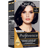 Краска для волос L'Oreal Paris Preference 1 - Черный 3600521916551 d