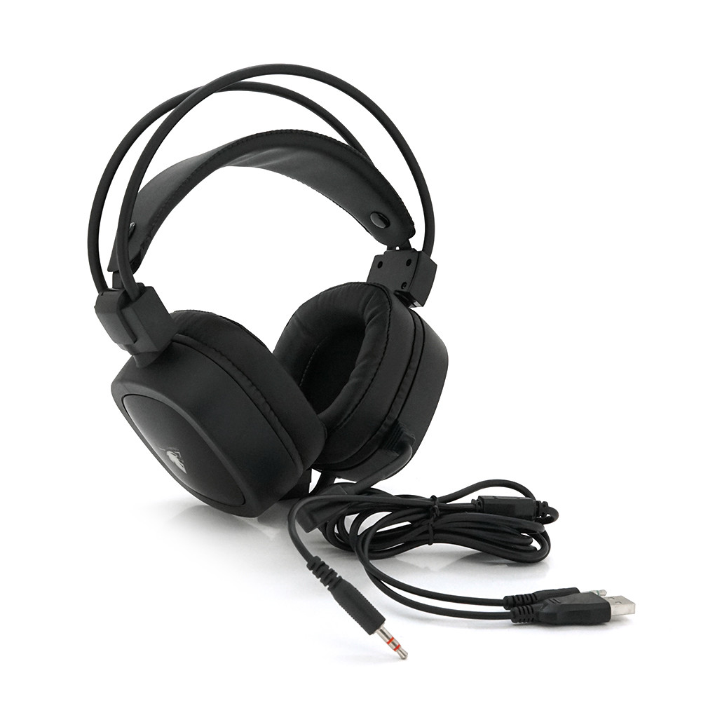 Навушники дротові Jedel GH-230, з мікрофоном і регулюванням гучності, Black, Box