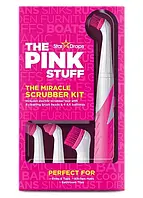 Універсальна щітка для прибирання The Pink Stuff Scrubber Kit (4 насадки)