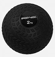 Слембол (медичний м'яч) для кросфіту SportVida Slam Ball 2 кг SV-HK0344 Black Купи уже сегодня!