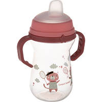 Поильник-непроливайка Canpol babies Bonjour Paris с силиконовым носиком FirstCup 250 мл Розовая 56/613_pin n