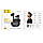 Бездротові навушники HOCO EW60 Plus Norman true wireless ANC BT headset Black, фото 5