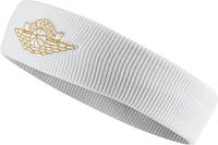 Пов'язка на голову Nike JORDAN WINGS HEADBAND 2.0 біло-золота J.000.3604.109.OS (Оригінал)