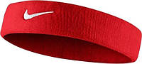 Пов'язка на голову Nike SWOOSH HEADBAND червона N.NN.07.601.OS (Оригінал)